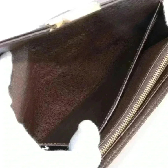 Authentic LOUIS VUITTON Portefeuille Sistina large Wallet Damier Ebene w/COA - Picture 6 of 15